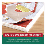 Sticky-Back Fasteners, Complete Sets, 0.75" dia, Clear, 200/Pack