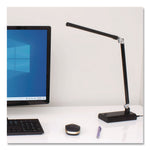 LED Desk Lamp, 7w x 3.5d x 14.5h, Black