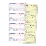 Money/Rent Receipt Book, Two-Part Carbonless, 4.75 x 2.75, 200 Forms Total