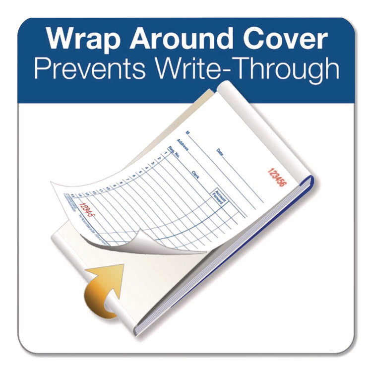 Multipart General-Purpose Sales Pad, Two-Part Carbonless, 3.34 x 5.13, 50 Forms/Pad, 10 Pads/Pack