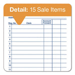 Multipart General-Purpose Sales Pad, Two-Part Carbonless, 3.34 x 5.13, 50 Forms/Pad, 10 Pads/Pack