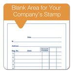 Multipart General-Purpose Sales Pad, Two-Part Carbonless, 3.34 x 5.13, 50 Forms/Pad, 10 Pads/Pack