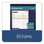 Multipart Purchase Order Pad, Two-Part Carbonless, 5.56 x 7.94, 50 Forms Total