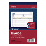 Multipart General-Purpose Invoice Pad, Two-Part Carbonless, 7.94 x 5.56, 50 Forms Total