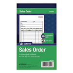 Multipart Sales Order Pad, 12 Lines, Two-Part Carbonless, 4.19 x 6.69, 50 Forms/Pad, 10 Pads/Box