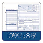 Multipart Auto Repair Work Order Forms with Checklist for Routine Jobs, Three-Part Carbonless, 10.94 x 8.5, 50 Forms Total