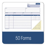 Multipart General-Purpose Invoice Forms, Two-Part Carbonless, 8.5 x 6.94, 50 Forms Total