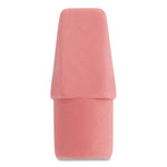 Wedge Cap Erasers, For Pencil Marks, Pink, 144/box