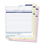 Multipart Contractor Invoice Forms, Three-Part Carbonless, 8.5 x 10.94, 100 Forms Total