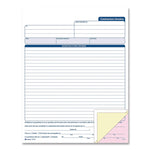 Multipart Contractor Invoice Forms, Three-Part Carbonless, 8.5 x 10.94, 100 Forms Total