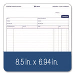Multipart Service Invoice Pad, Three-Part Carbonless, 8.5 x 6.94, 50 Forms Total