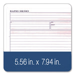 Rapid Memo Pad, Two-Part Carbonless, 8.5 x 7.75, 50 Forms Total