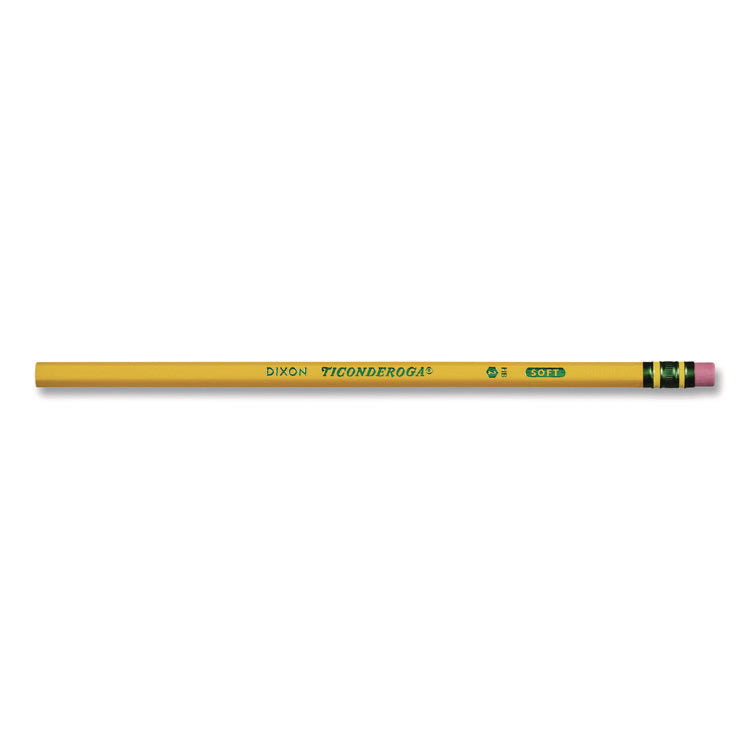 Pencil Value Pack, HB (#2), Black Lead, Yellow Barrel, 96/Pack