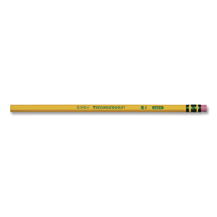 Pencils, B (#1), Black Lead, Yellow Barrel, Dozen