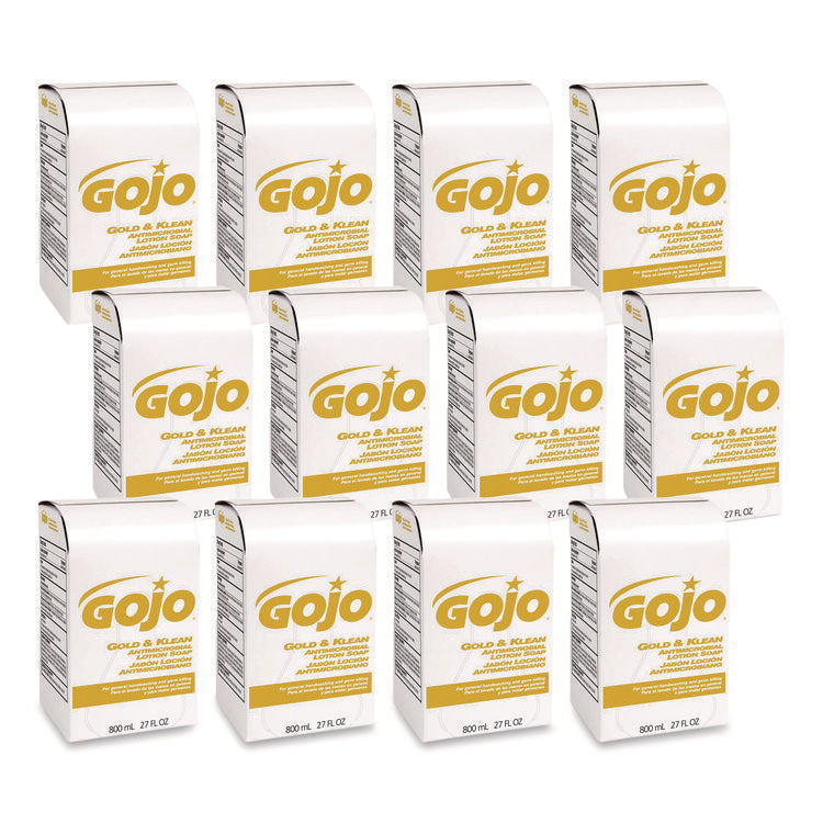 Gold and Klean Lotion Soap Bag-in-Box Dispenser Refill, Floral Balsam Scent, 800 mL