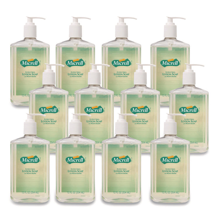 Antibacterial Lotion Soap, Floral Scent, 12 oz