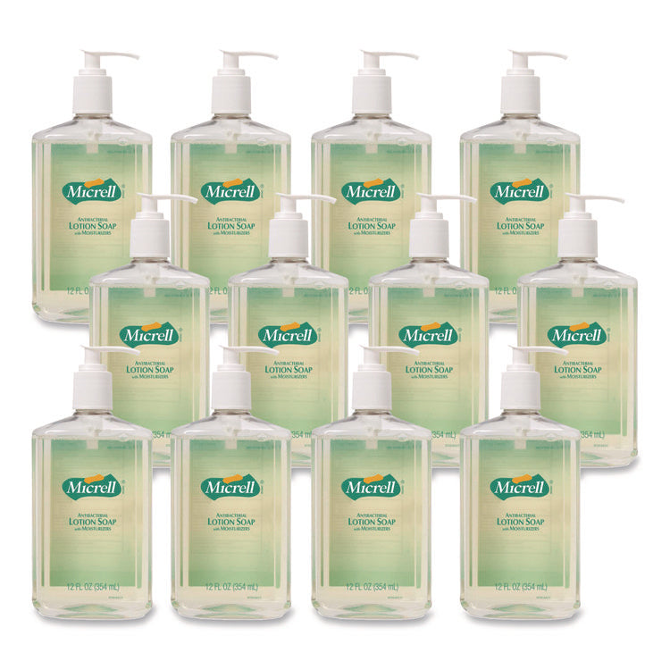 Antibacterial Lotion Soap, Light Scent, 12 oz