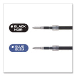 Refill For Jetstream Rt Pens, Bold Conical Tip, Black Ink, 2/pack