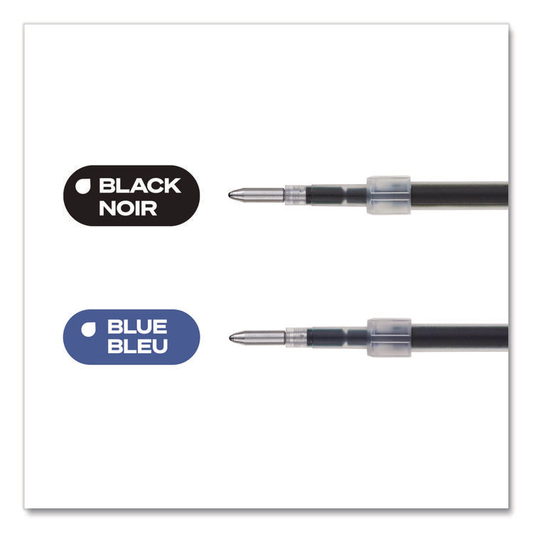 Refill For Jetstream Rt Pens, Bold Conical Tip, Black Ink, 2/pack