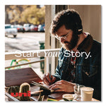 ONYX Rollerball Pen, Stick, Fine 0.7 mm, Red Ink, Black/Red Barrel, Dozen