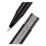 Rollerball Pen, Stick, Extra-Fine 0.5 mm, Black Ink, Black Barrel, Dozen