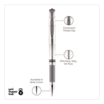 Impact Gel Pen, Stick, Medium 1 Mm, Silver Metallic Ink, Silver Barrel