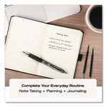 Signo 207 Gel Pen, Retractable, Fine 0.5 mm, Red Ink, Smoke/Black/Red Barrel, Dozen