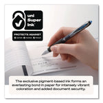 Signo 207 Gel Pen, Retractable, Fine 0.5 mm, Red Ink, Smoke/Black/Red Barrel, Dozen