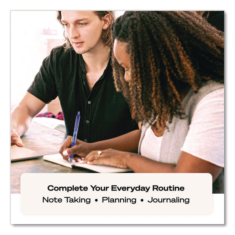 Signo Gel Pen, Retractable, Medium 0.7 mm, Black Ink, Silver/Black Barrel, Dozen