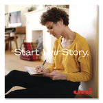 Signo Gel Pen, Retractable, Medium 0.7 mm, Black Ink, Silver/Black Barrel, Dozen