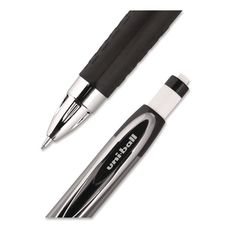 207 Mechanical Pencil, 0.7 Mm, Hb (#2), Black Lead, Black Barrel, Dozen