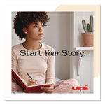 Signo 207 Gel Pen, Retractable, Medium 0.7 mm, Violet Ink, Smoke/Black/Violet Barrel, Dozen