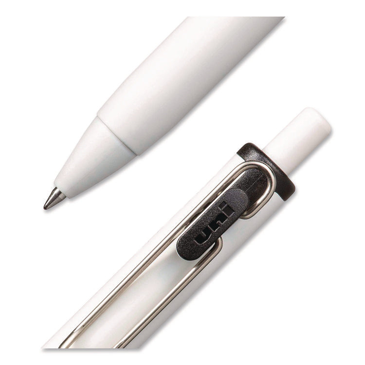 uniONE Gel Pen, Retractable, Medium 0.7 mm, Assorted Business Ink and Barrel Colors, 5/Pack