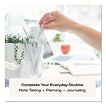 uniONE Gel Pen, Retractable, Medium 0.7 mm, Assorted Business Ink and Barrel Colors, 5/Pack