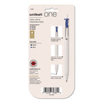 uniONE Gel Pen, Retractable, Medium 0.7 mm, Assorted Business Ink and Barrel Colors, 5/Pack