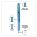 Chroma Mechanical Pencils with Tube of Lead/Erasers, 0.7 mm, HB (#2), Black Lead, Assorted Barrel Colors, 2/Pack