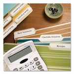 Permanent Trueblock File Folder Labels With Sure Feed Technology, 0.66 X 3.44, White, 30/sheet, 60 Sheets/box