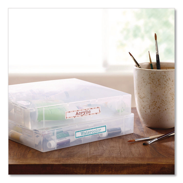 Permanent Trueblock File Folder Labels With Sure Feed Technology, 0.66 X 3.44, White, 30/sheet, 60 Sheets/box