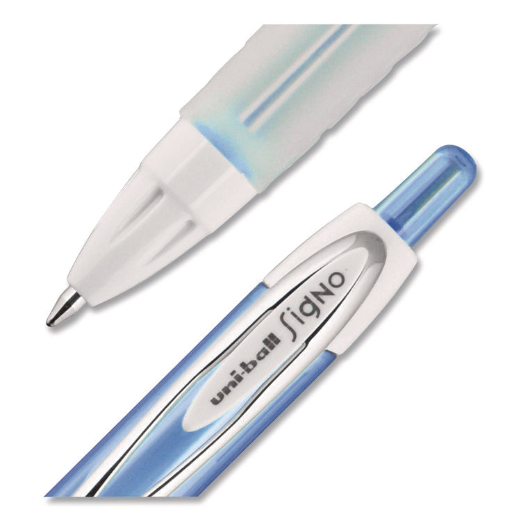 Signo 207 Gel Pen, Retractable, Medium 0.7 Mm, Assorted Ink And Barrel Colors, 8/pack