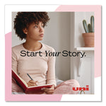 207 Breast Cancer Awareness Gel Pen Office Pack, Retractable, Medium 0.7mm, Black Ink, Translucent Pink/White Barrel, 36/Pack