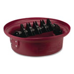 KatchAll Flatware Retriever, 44 gal Capacity, 24.63 dia x 8.13h, Burgundy