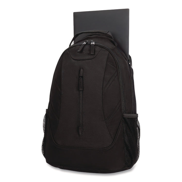 Ascend Backpack, Fits Devices Up to 16", Polyester, 12.5 x 7 x 18.6, Black