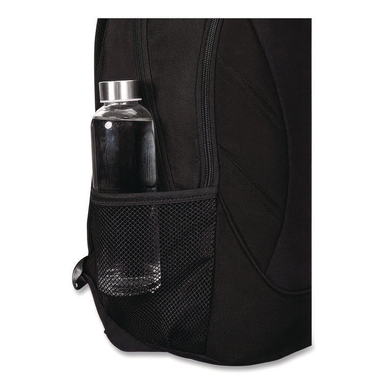 Ascend Backpack, Fits Devices Up to 16", Polyester, 12.5 x 7 x 18.6, Black