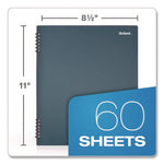 Stone Paper Notebook, 1-Subject, Medium/College Rule, Blue Cover, (60) 11 x 8.5 Sheets