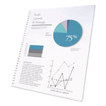 CombBind Pre-Punched Paper, 19-Hole, 92 Bright, 20 lb Bond Weight, 8.5 x 11, Unruled, 500/Ream