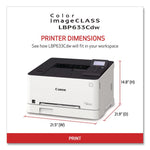 Color imageCLASS LBP633Cdw Wireless Laser Printer
