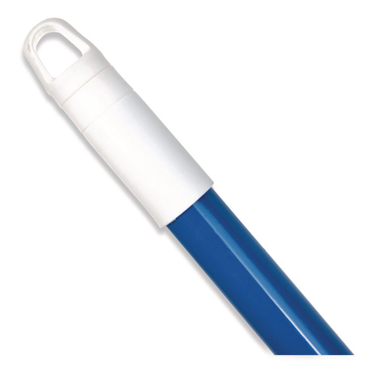 Plastic Coated Metal Handle, 0.85" dia x 48", Blue, 12/Carton