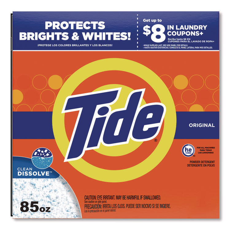 He Laundry Detergent, Original Scent, Powder, 85 Oz Box, 3/carton