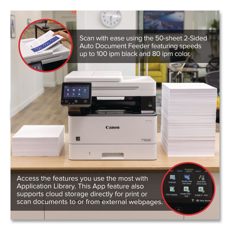 imageCLASS MF465dw Wireless Multifunction Laser Printer, Copy/Fax/Print/Scan