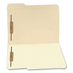 Heavy-Duty Top Tab Fastener Folders, 1/3 Cut, 0.75" Expansion, 2 Fasteners, Letter Size, Manila Exterior, 50/Box